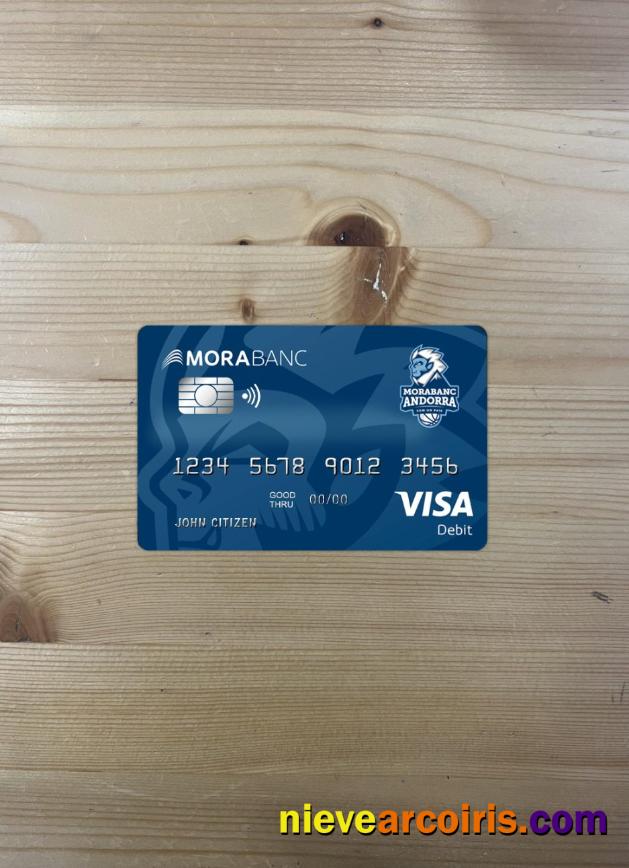 Andorra Morabank Visa debit photolook